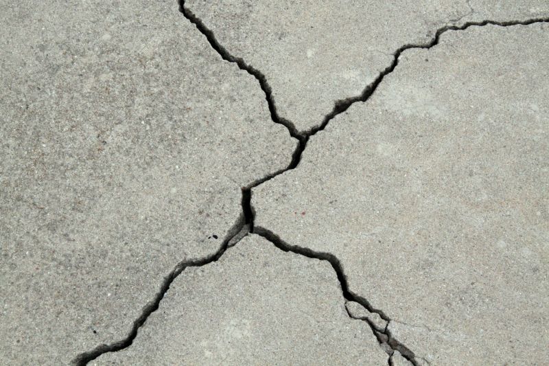 Cracked Concrete Surface