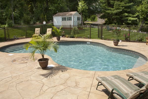 Concrete Pool Deck Repair in Danbury
