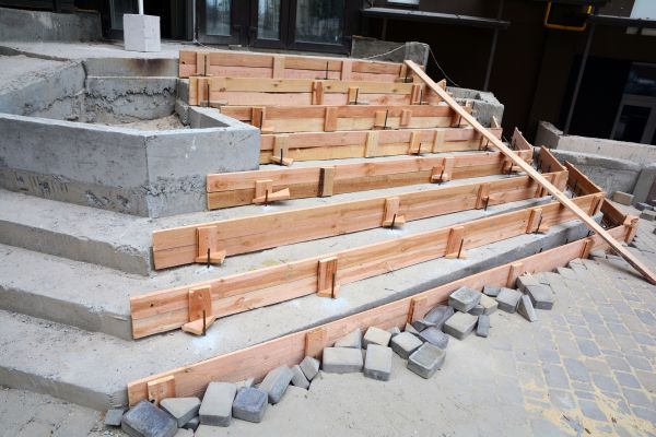 Cement Step Repair in Danbury