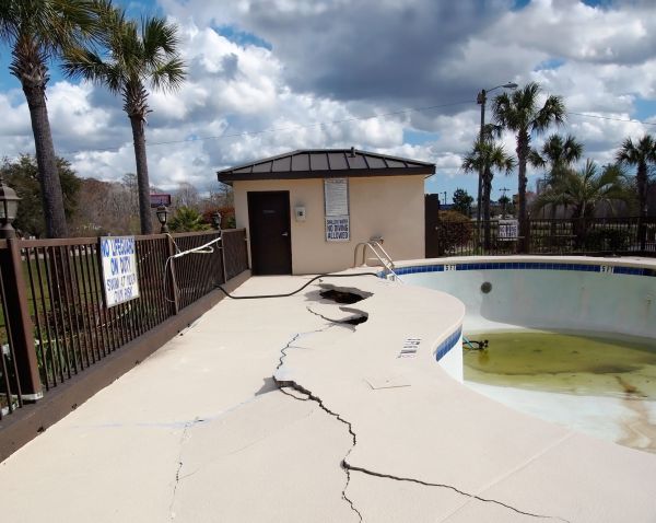 Cracked Patio Repair in Danbury